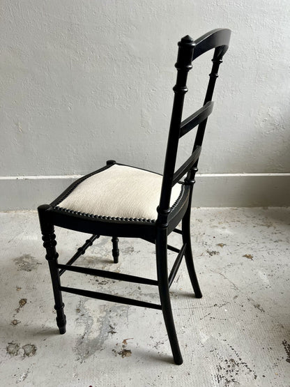 Chaises Napoléon III retapissées  Meubles Patine
