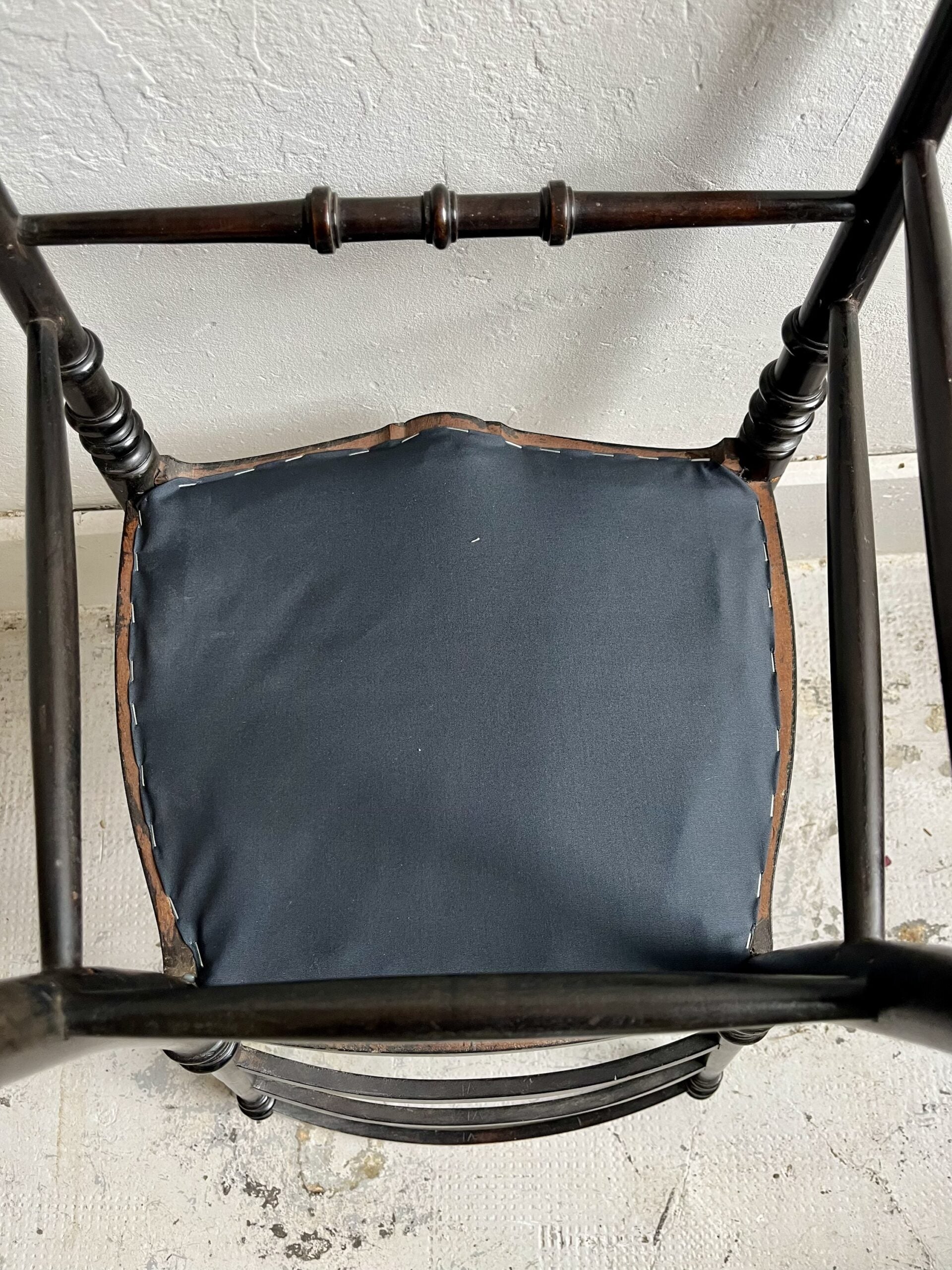 Chaises Napoléon III retapissées  Meubles Patine