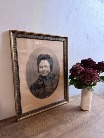 Tableau portrait ancien