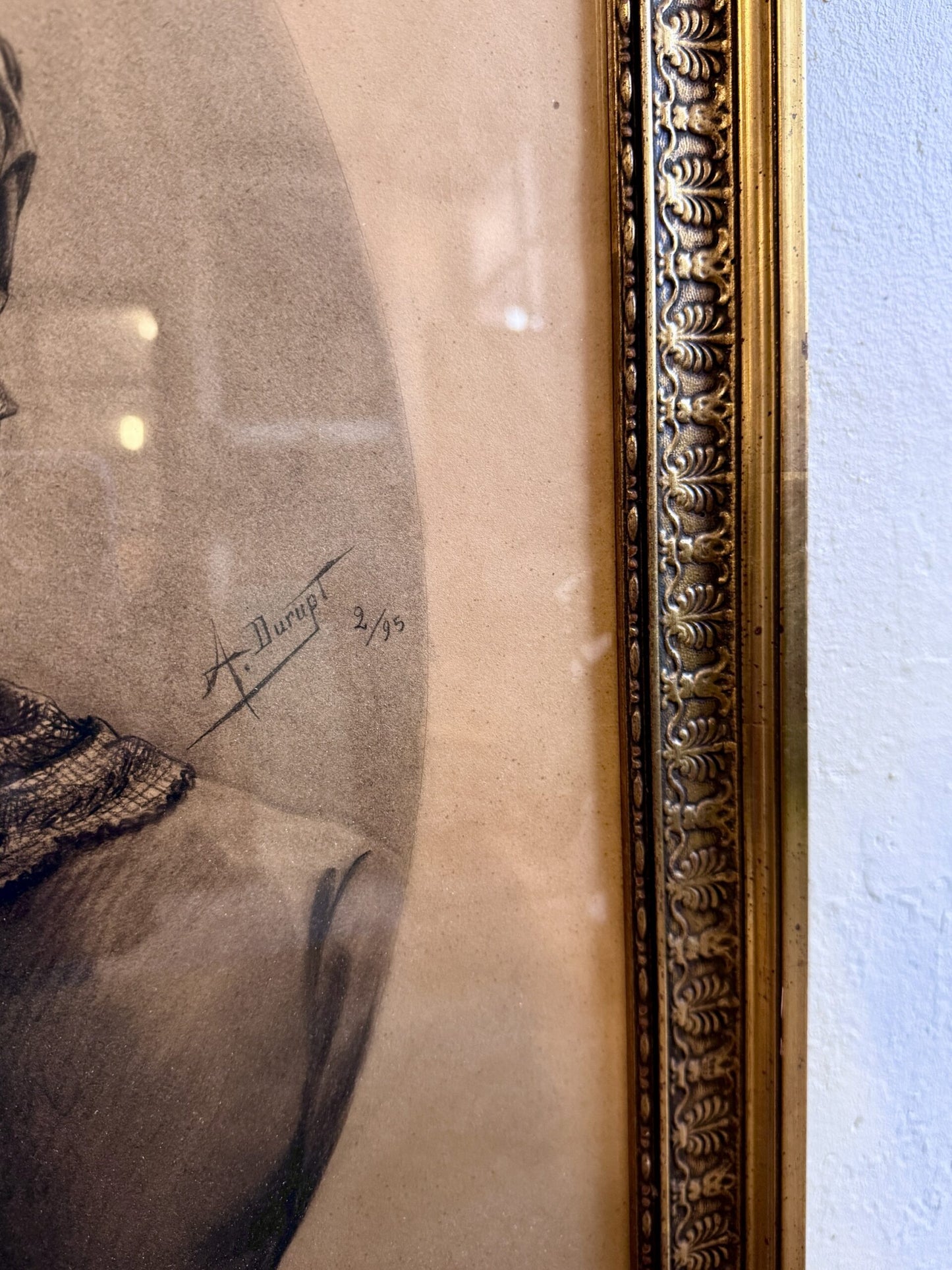 Tableau portrait ancien