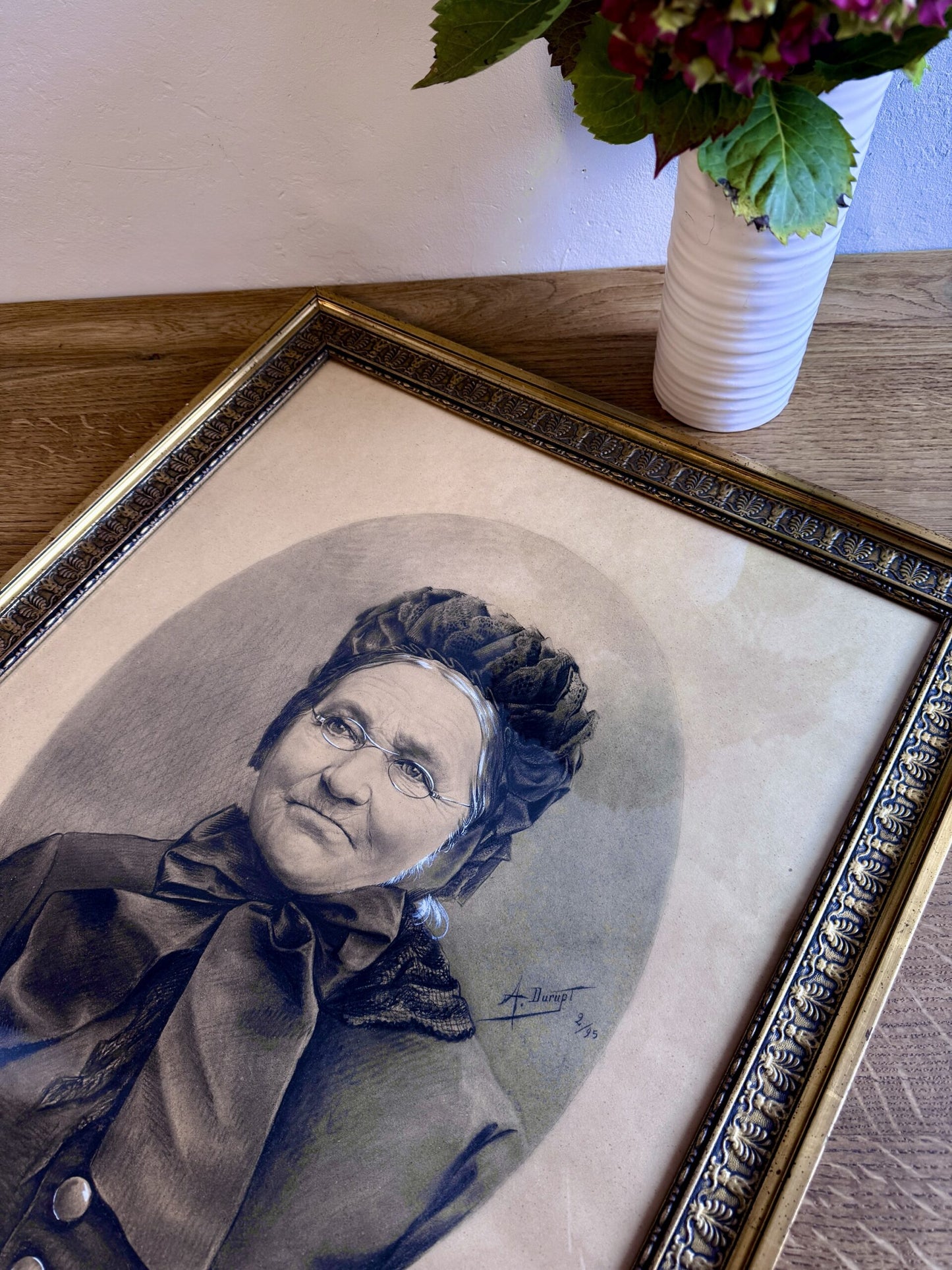 Tableau portrait ancien