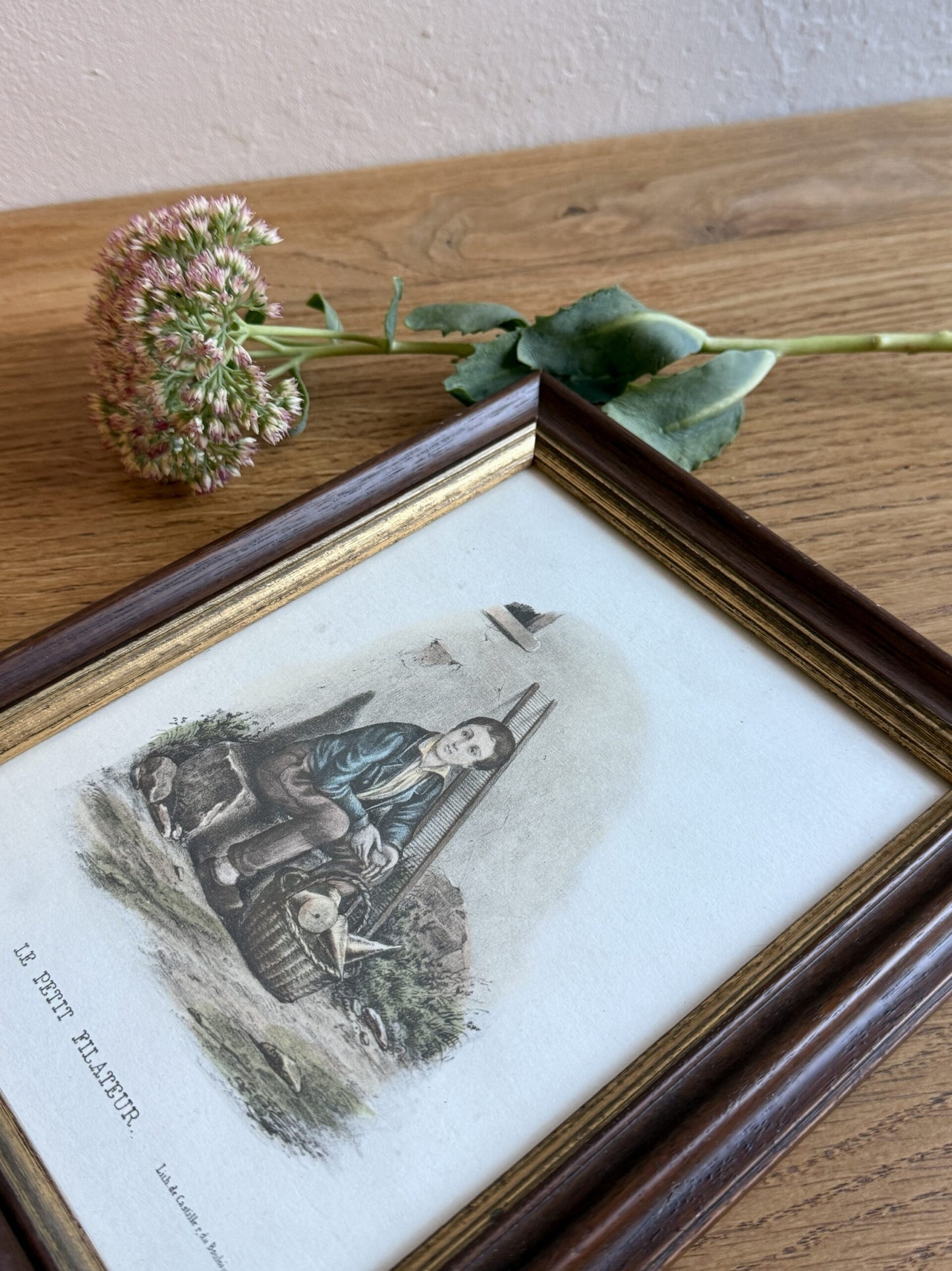 Portrait ancien “Le petit filateur”