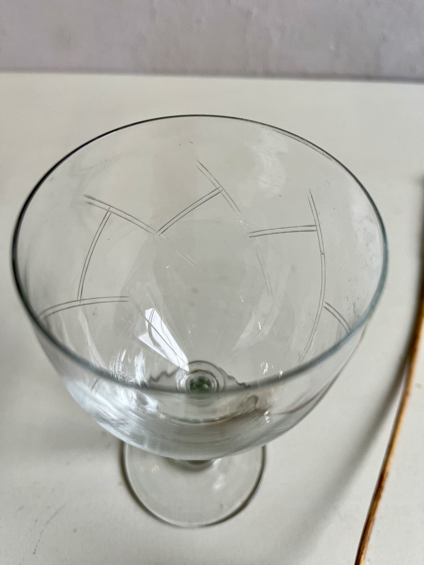 Lot de 3 verres à vin