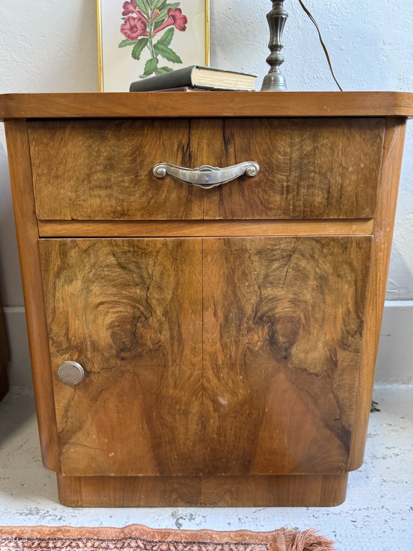 Paire de chevets vintage en bois