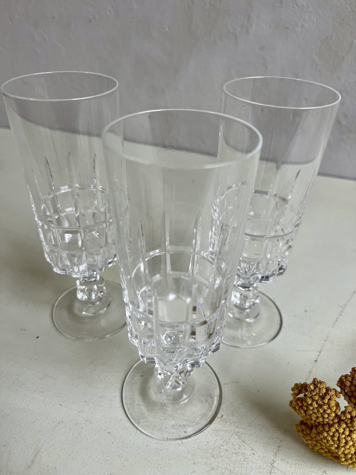 3 flûtes à champagne