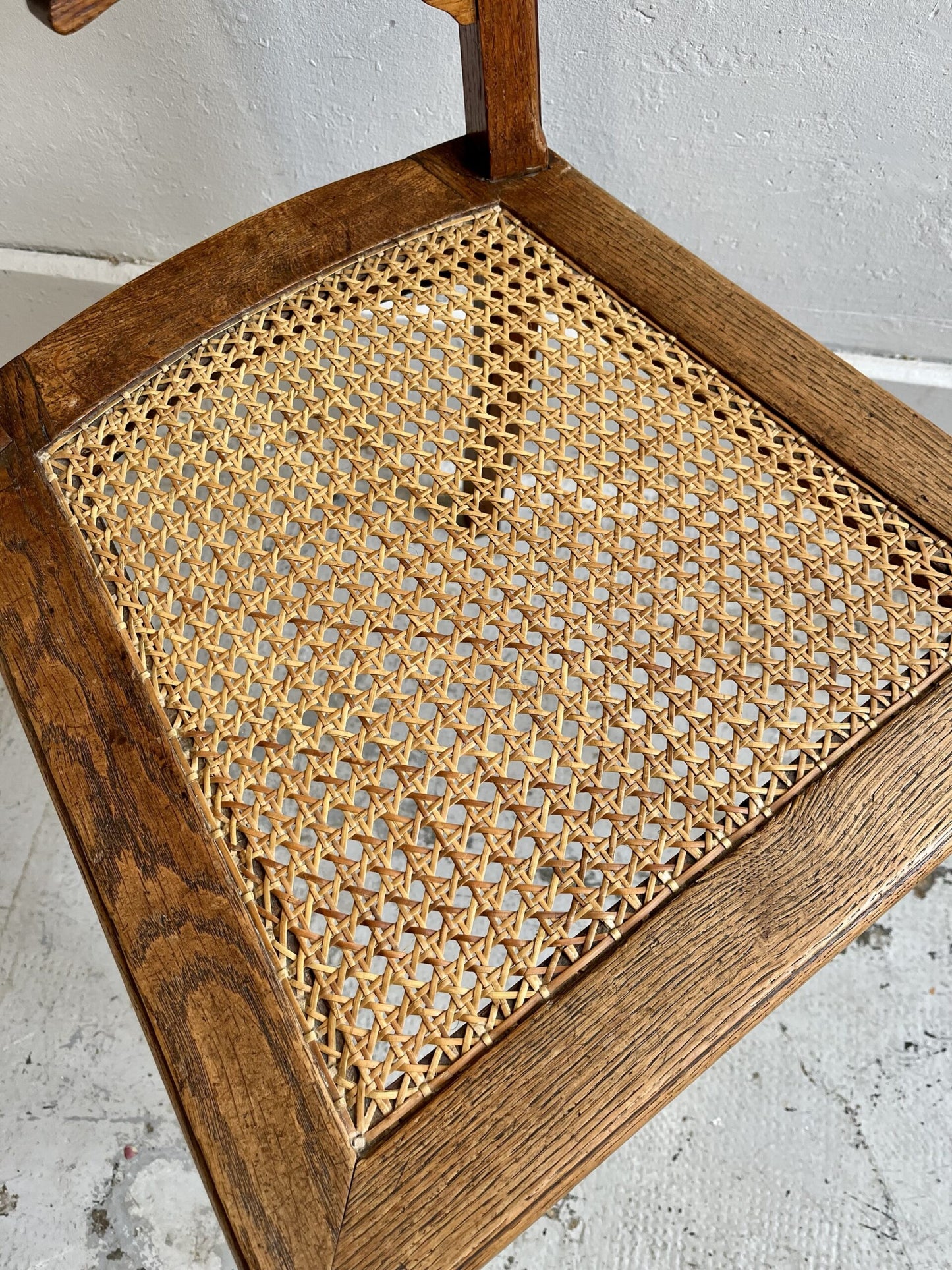 Chaises assise cannage/ lot de 2