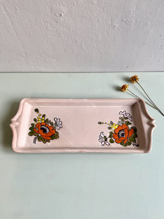 Plat à cake de Vallauris fait main