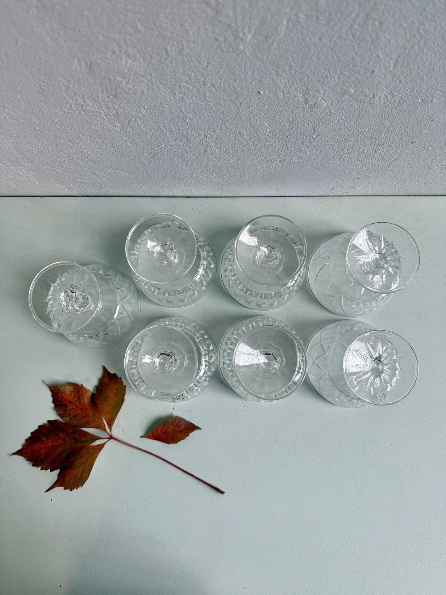 Coupes à champagne ciselées - lot de 7