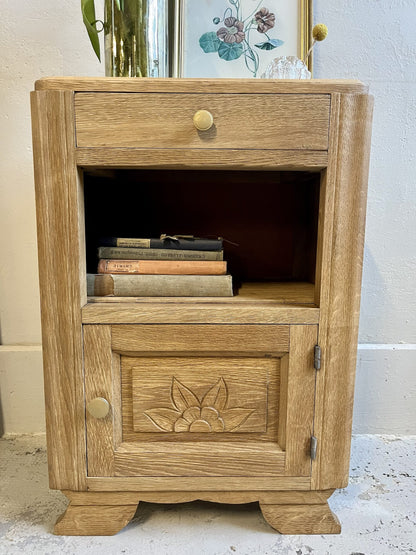 Chevet Art deco tiroir bouton