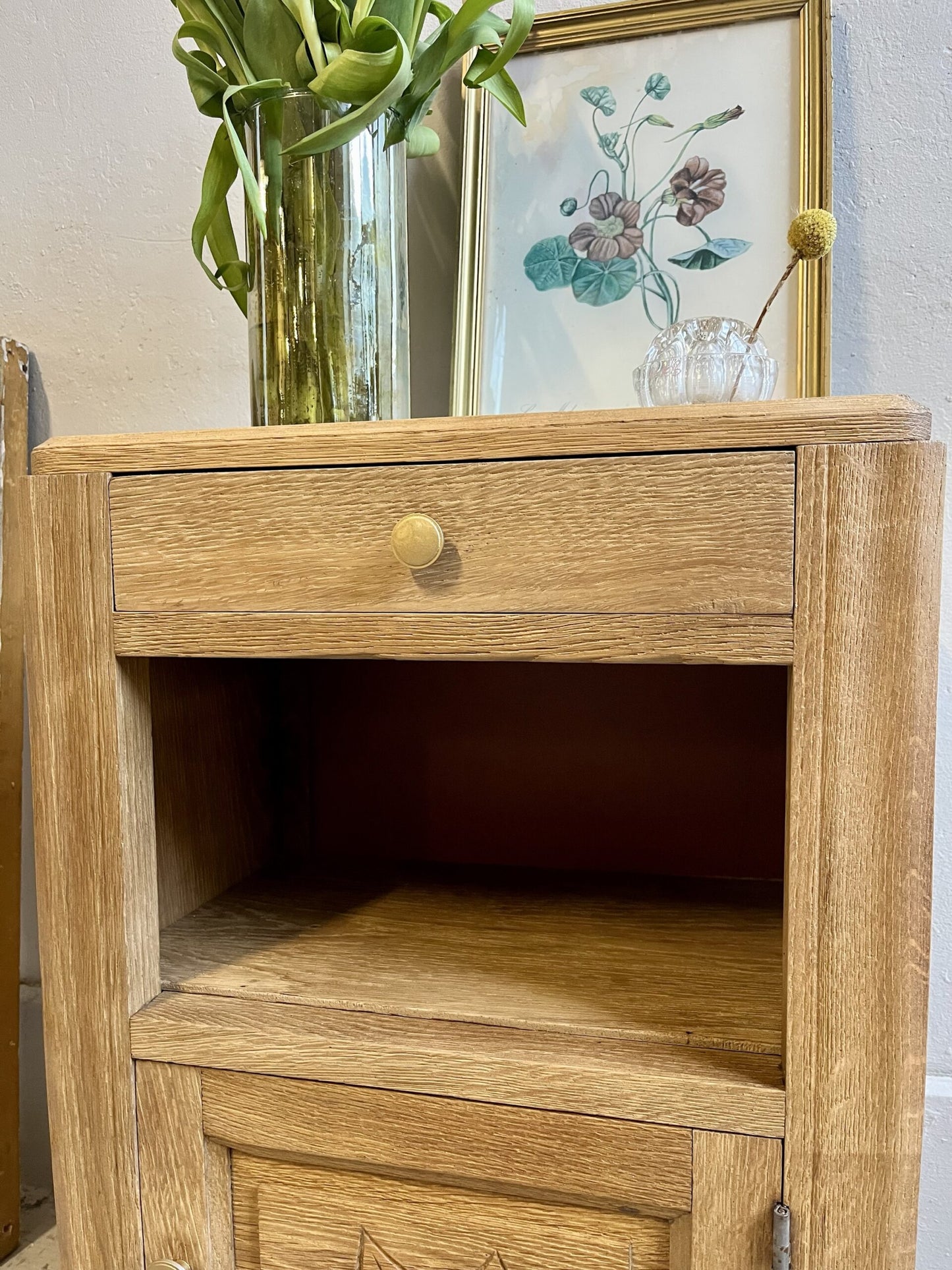 Chevet Art deco tiroir bouton