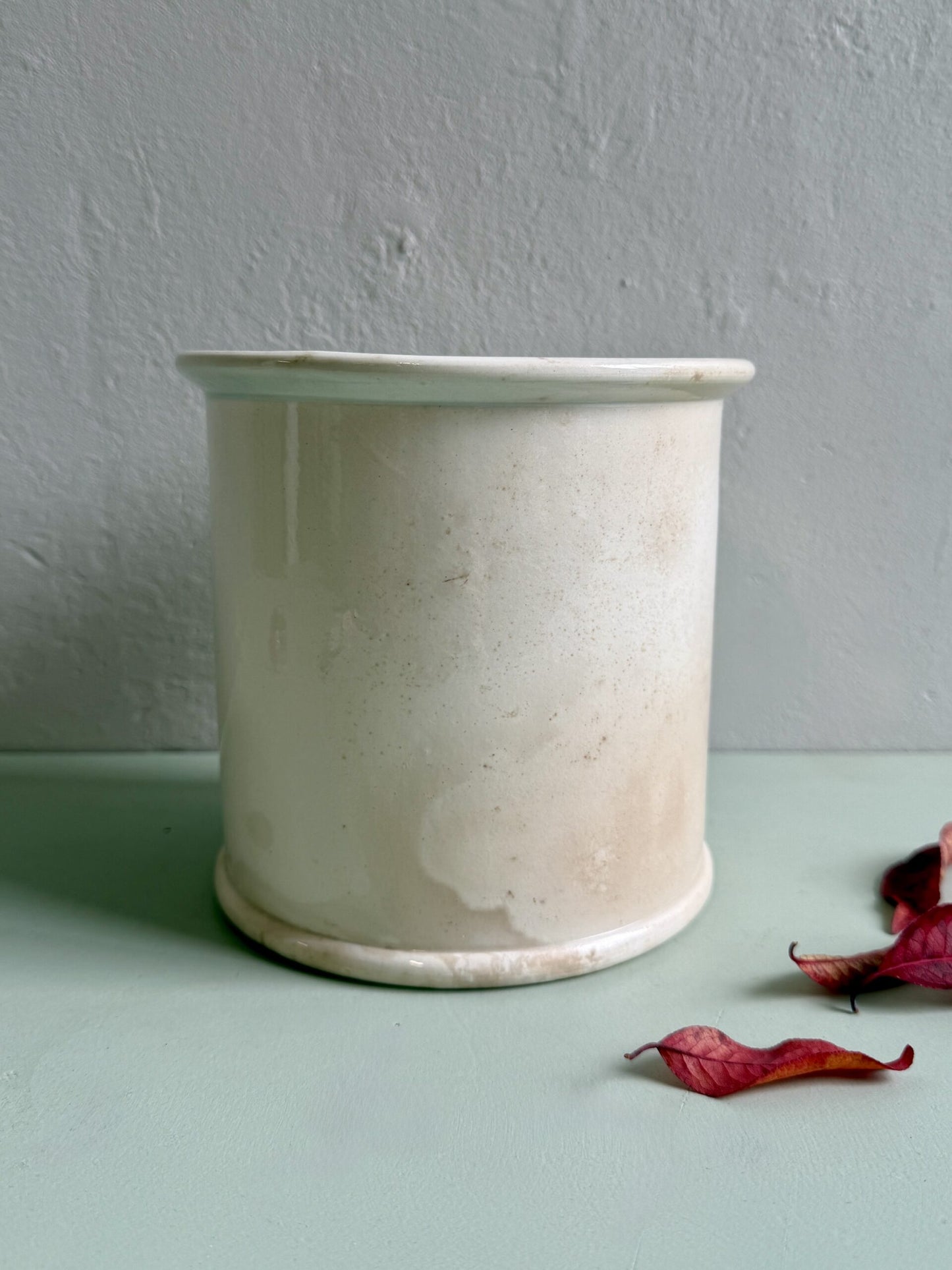 Pot en faïence émaillé Sarreguemines