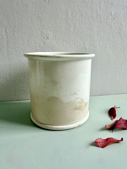 Pot en faïence émaillé Sarreguemines