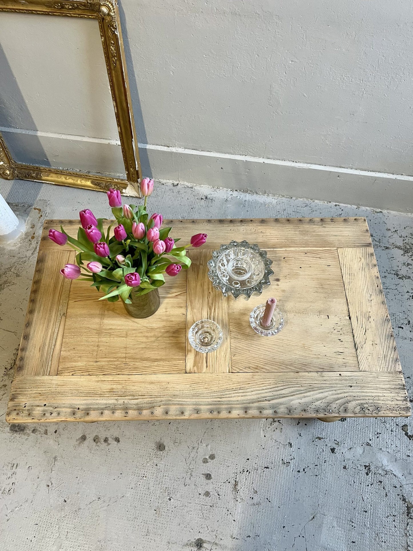 Table basse ancienne PTT