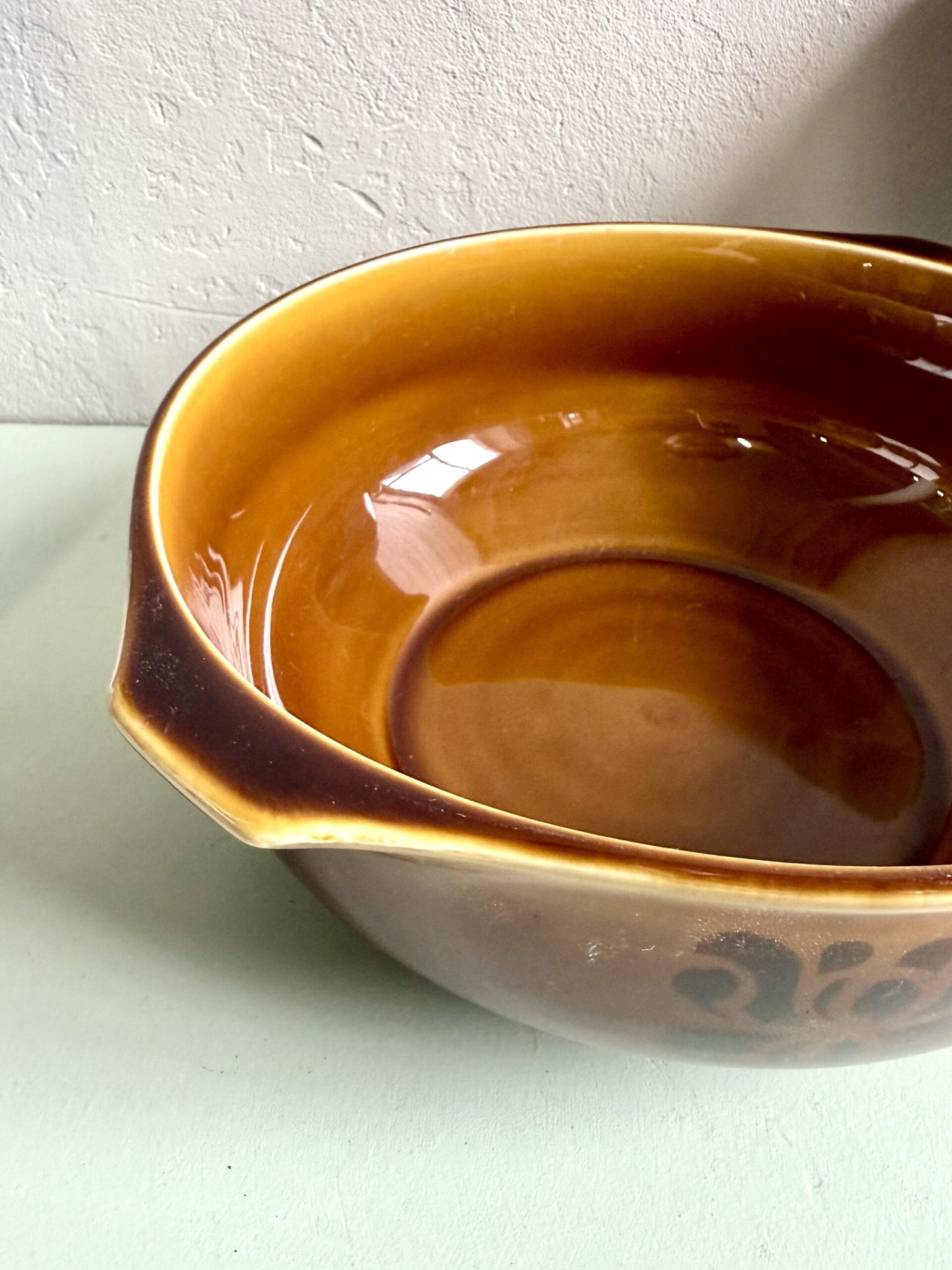 Faitout en céramique émaillée marron Colditz