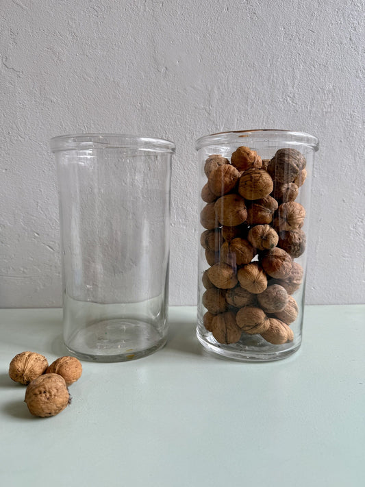 Pot en verre vintage