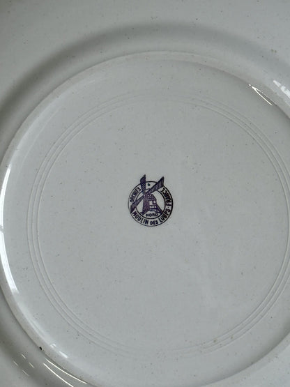 Assiettes plates Moulin des Loups modèle Orchies - lot de 5