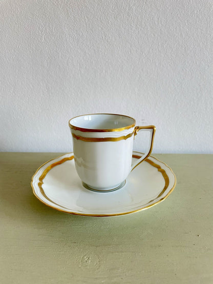 Service à café en porcelaine de Limoges