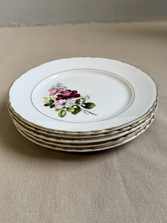 Assiettes plates Moulin des Loups modèle Orchies - lot de 5