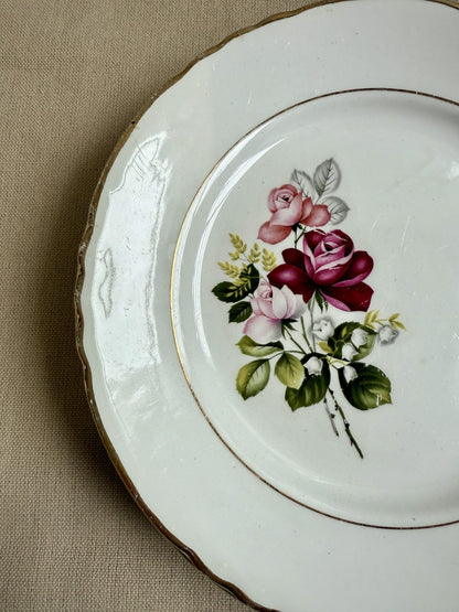 Assiettes plates Moulin des Loups modèle Orchies - lot de 5