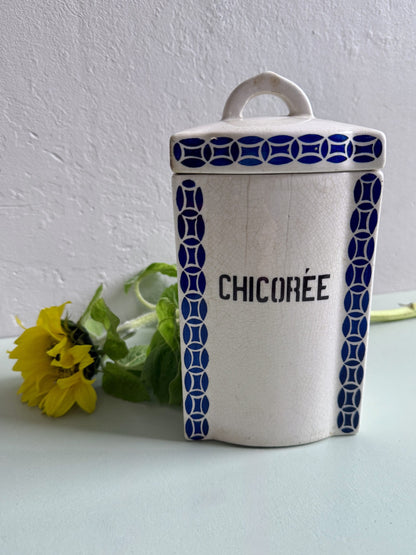 Pot à épices en faïence Chicorée