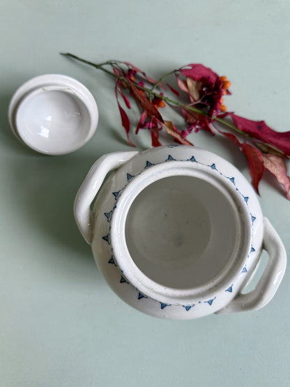 Sucrier Sarreguemines modèle Flore