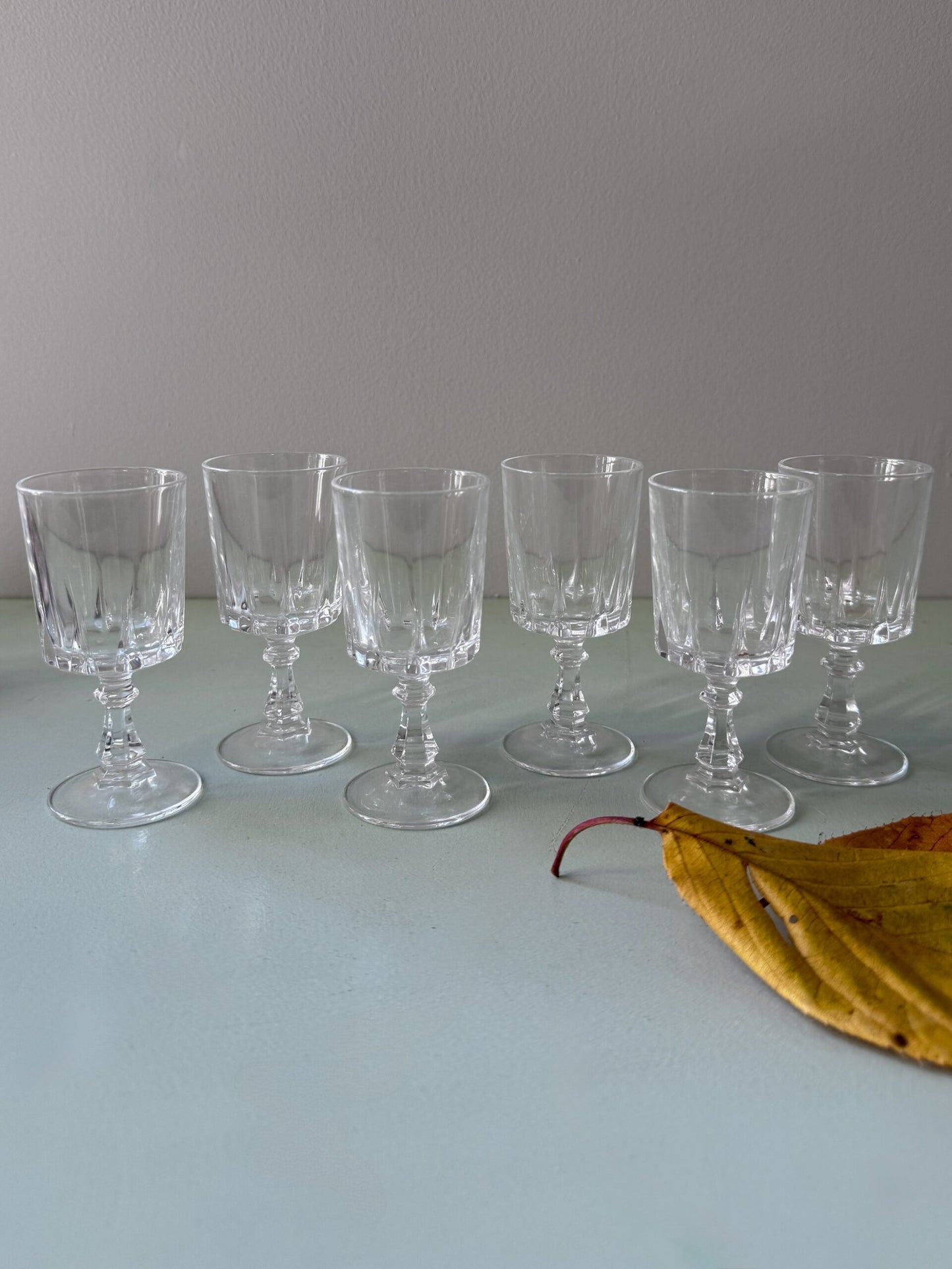 Verres à digestif à pied - lot de 6