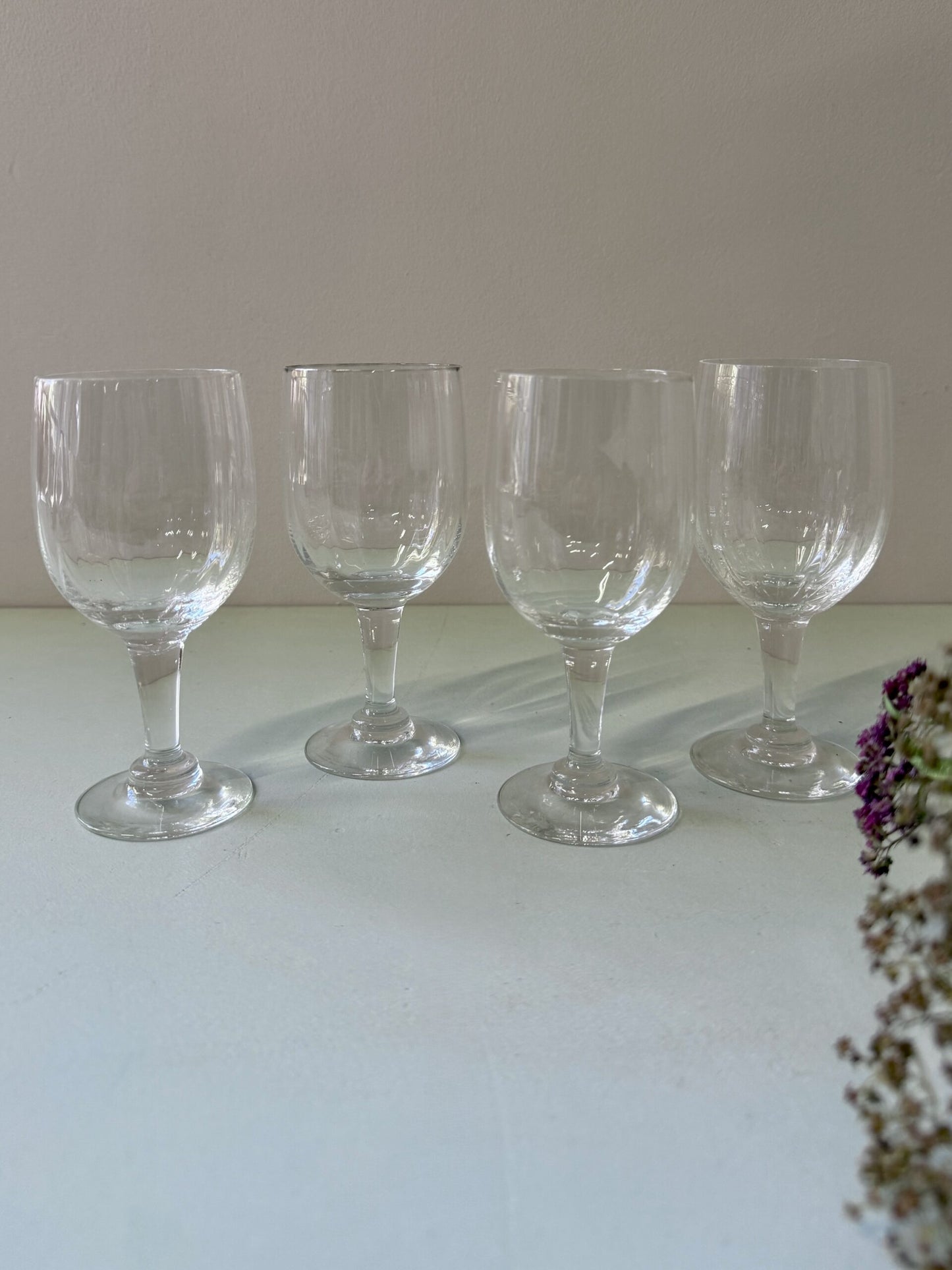 Verres à pied ancien x4