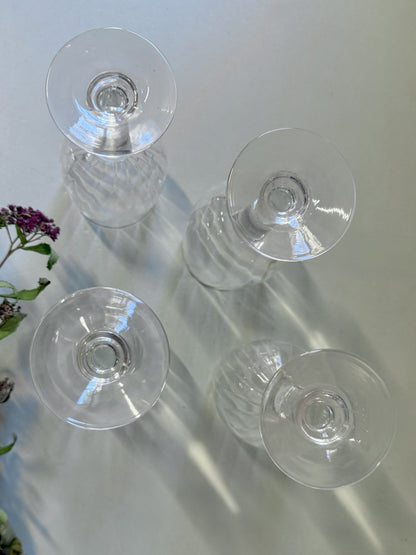 Verres à pied ancien x4