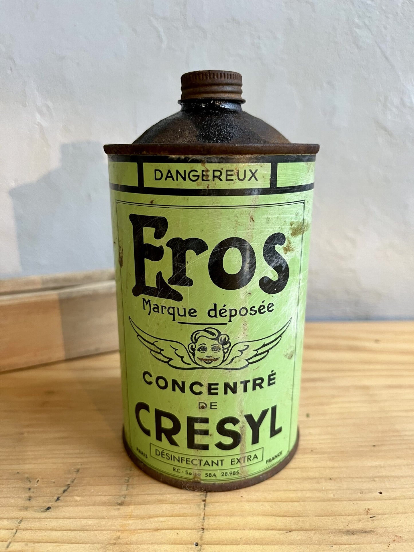 Ancien bidon vintage