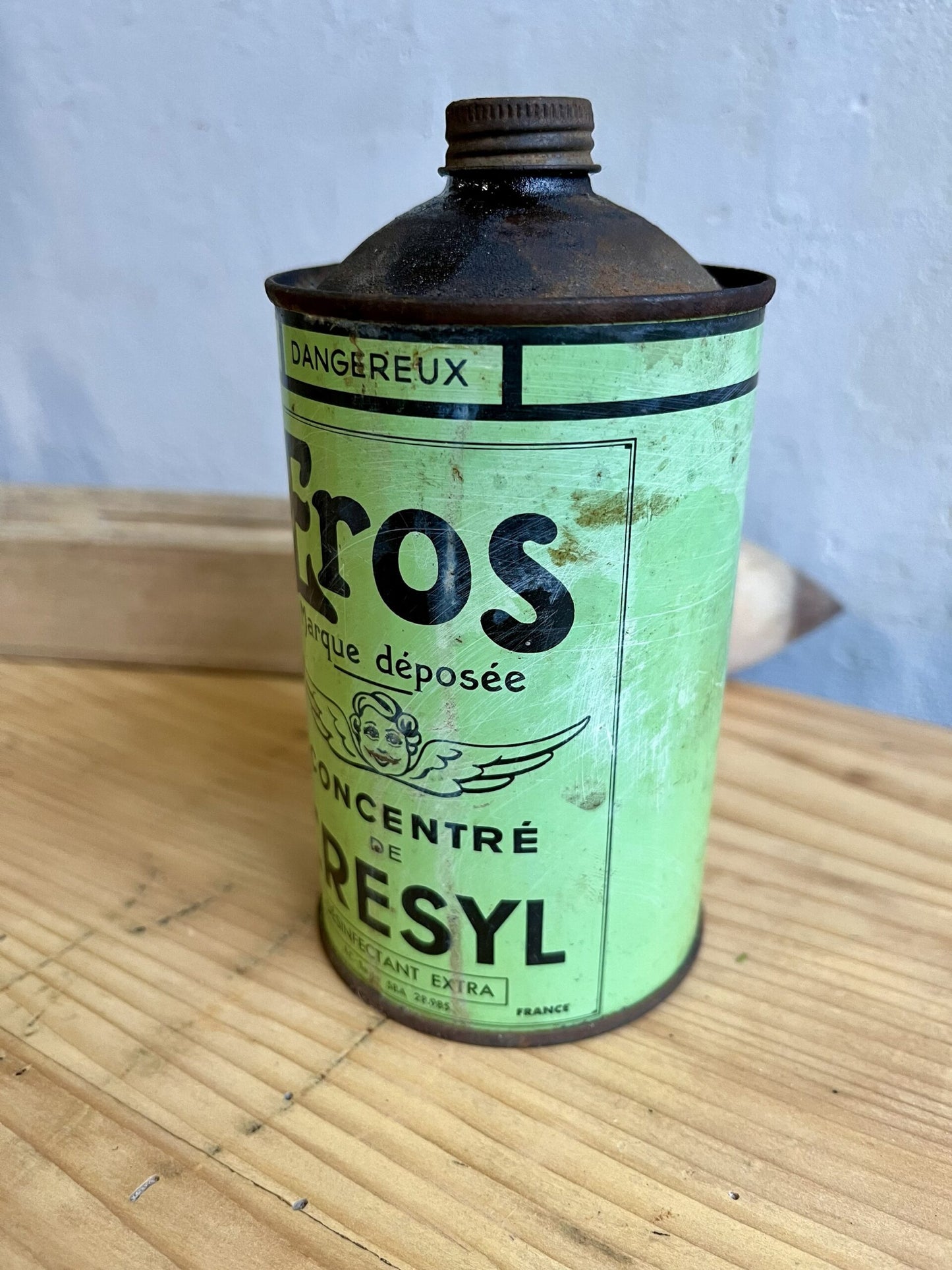 Ancien bidon vintage