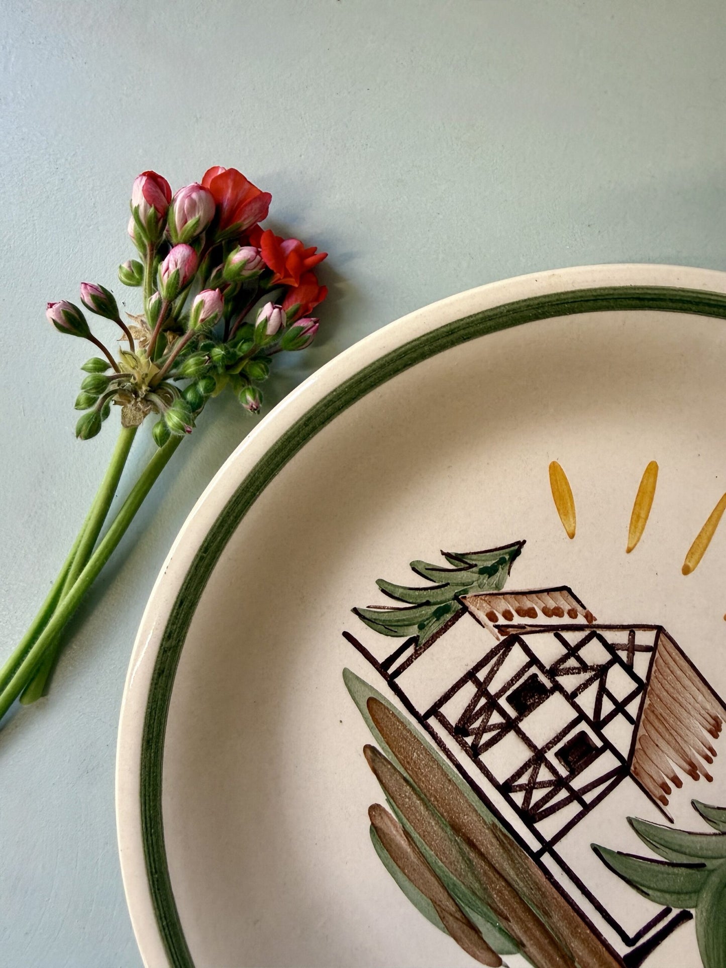 Assiette semi-creuse Elchinger de Soufflenheim