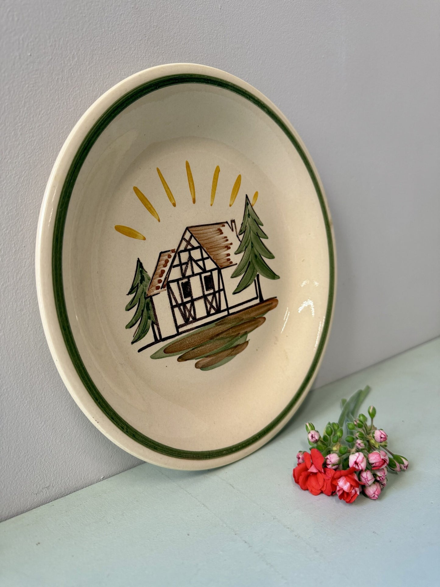 Assiette semi-creuse Elchinger de Soufflenheim