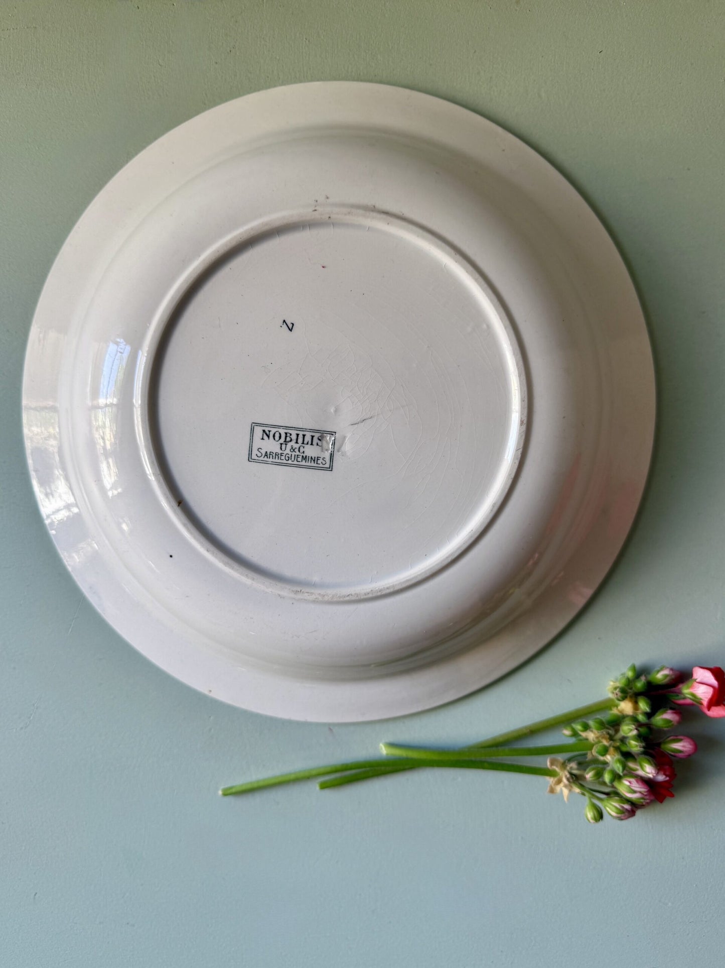 Saladier/Plat Sarreguemines modèle Nobilis