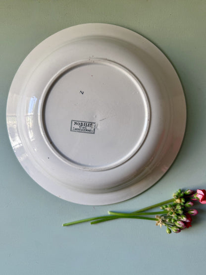 Saladier/Plat Sarreguemines modèle Nobilis