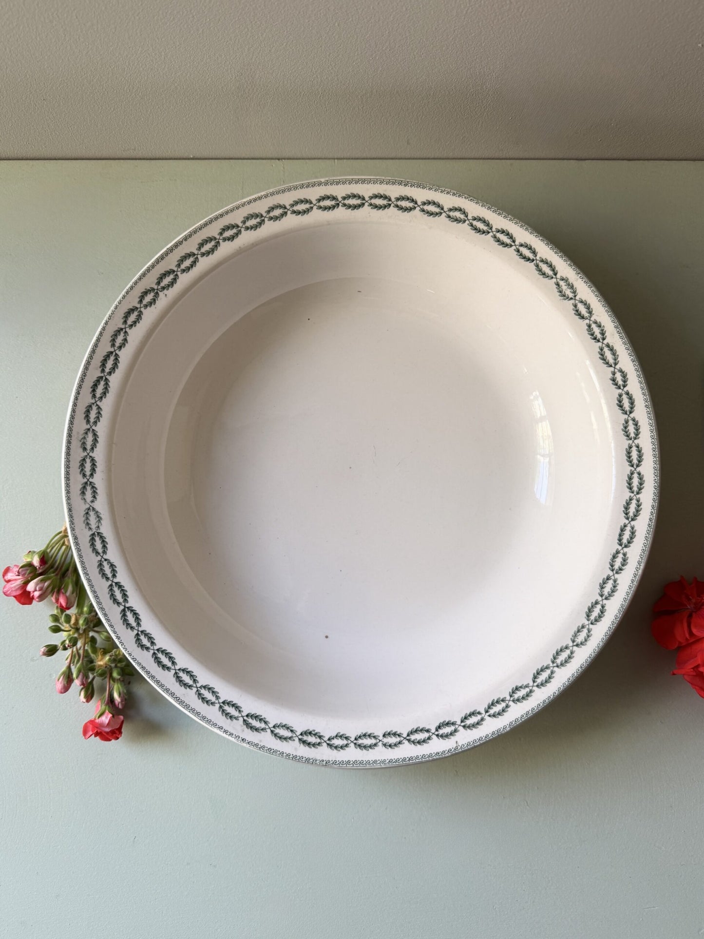 Grand saladier/plat Sarreguemines modèle Nobilis