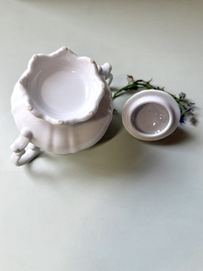 Service à thé en porcelaine modèle Sylvia