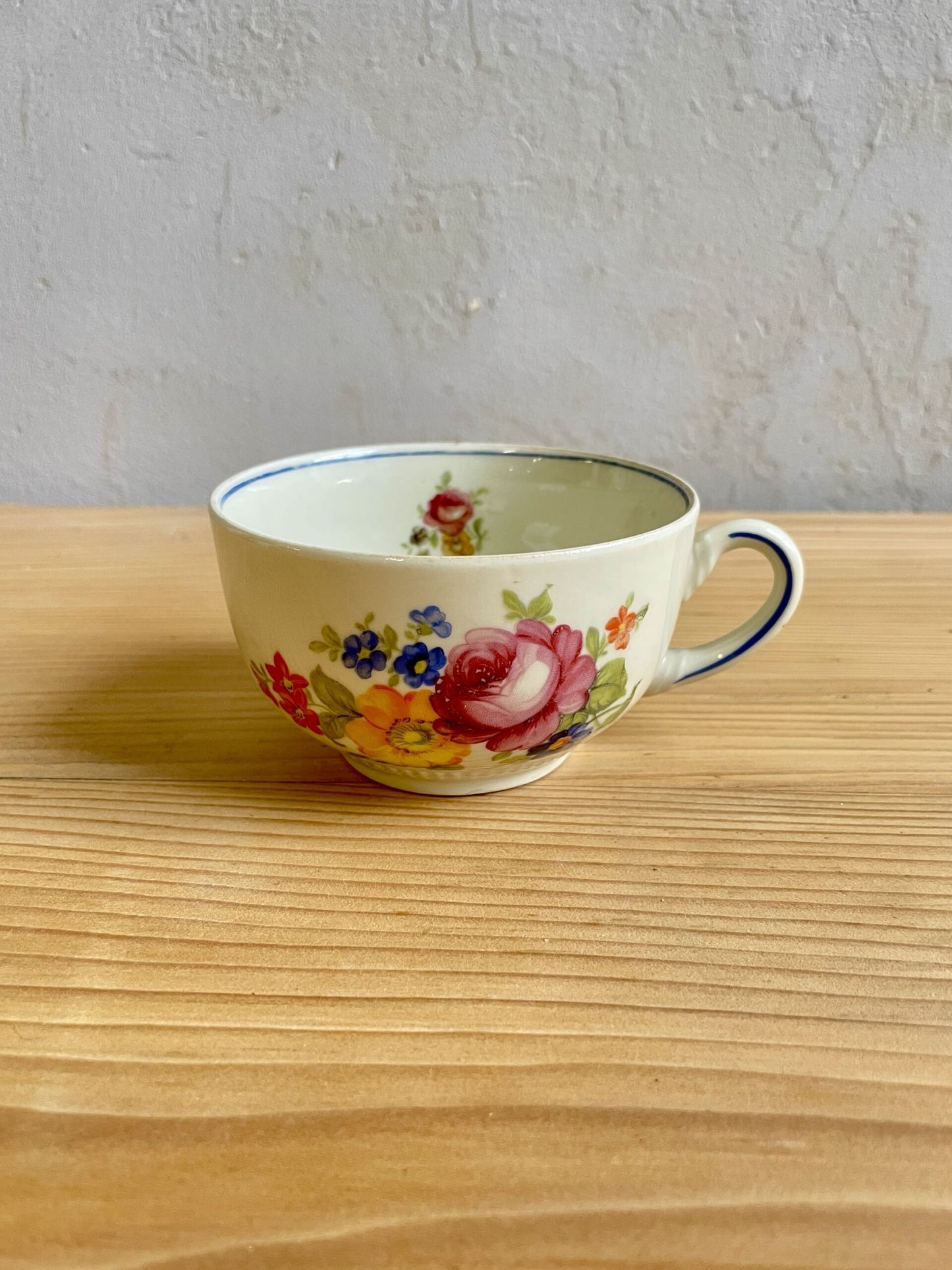 Tasses à café - Motif fleuri vintage - lot de 6