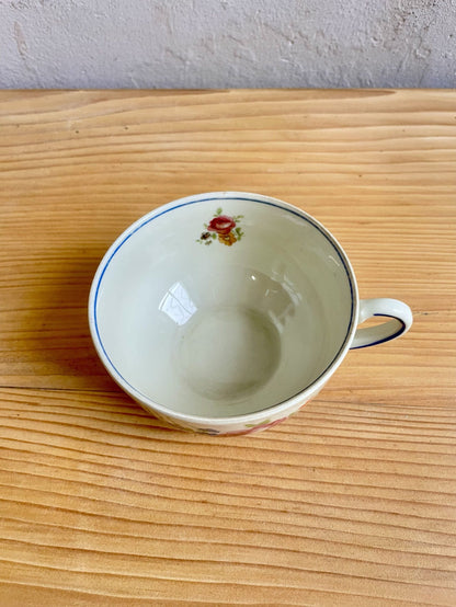 Tasses à café - Motif fleuri vintage - lot de 6