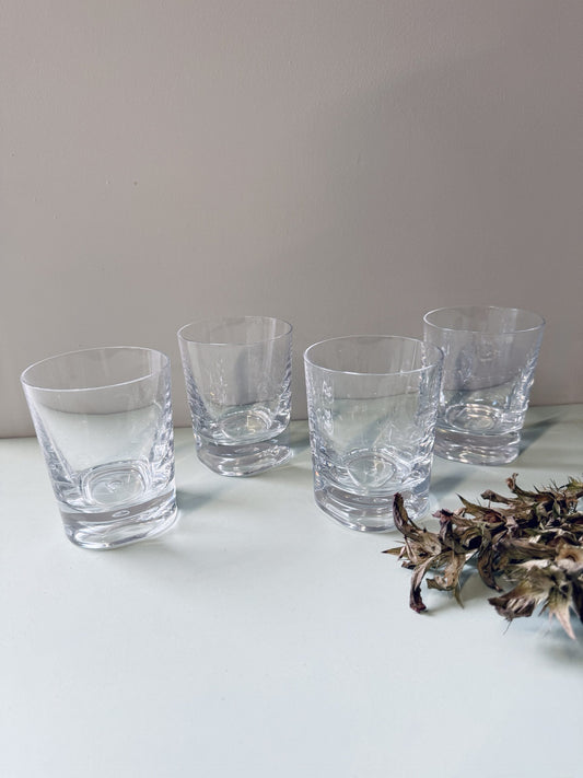 Verres en cristal - lot de 4