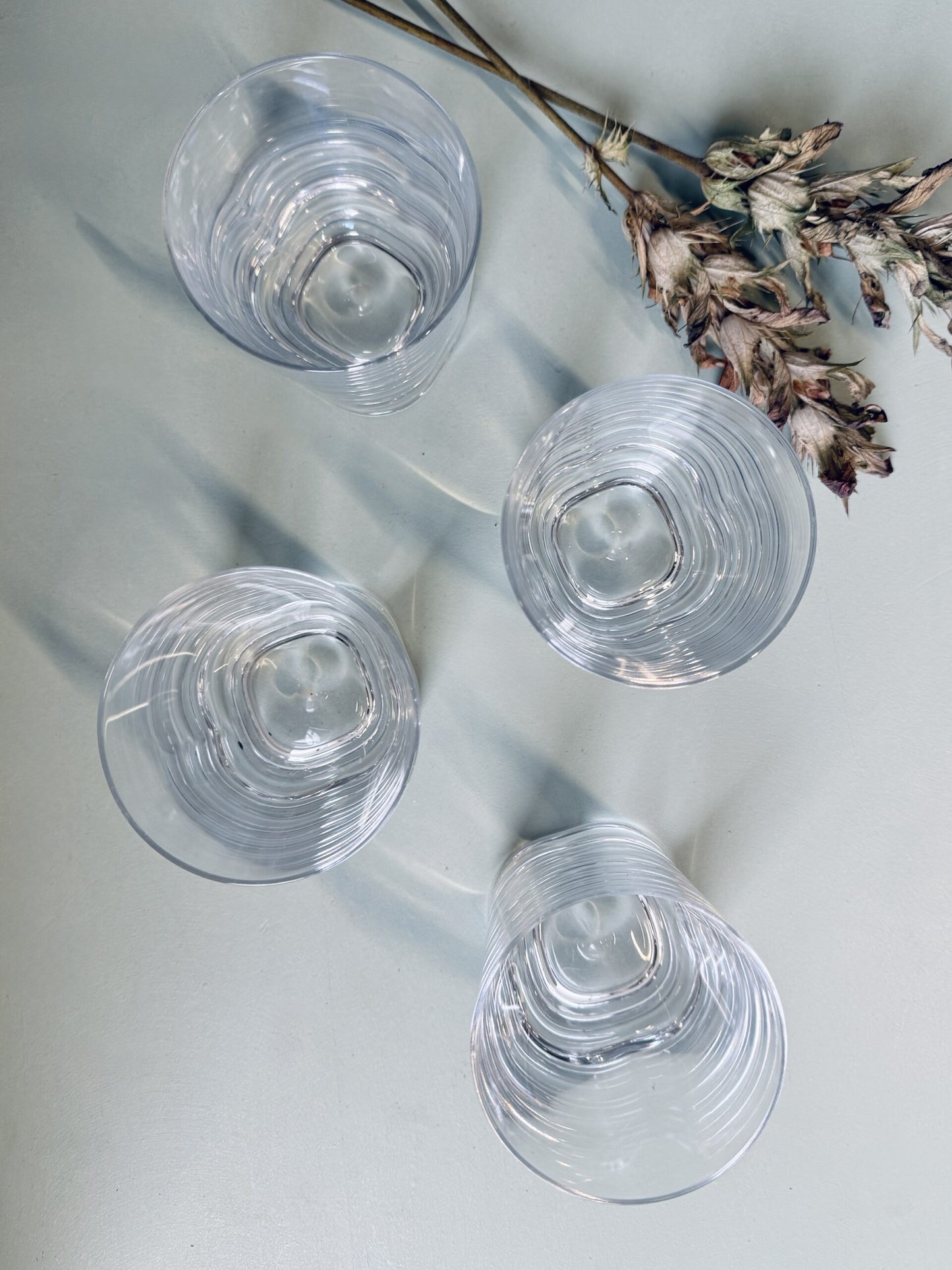 Verres en cristal - lot de 4