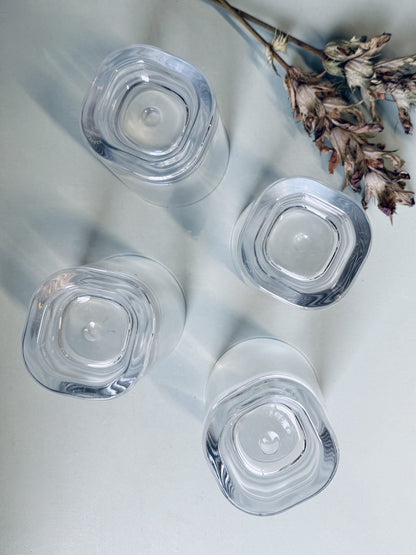 Verres en cristal - lot de 4