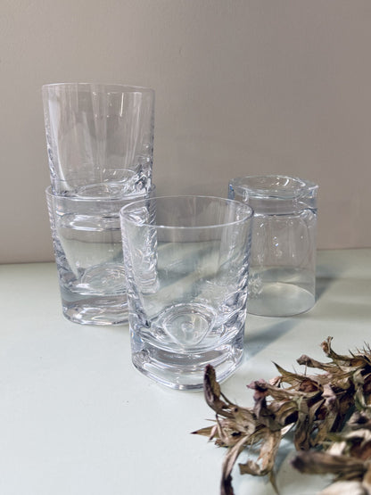 Verres en cristal - lot de 4
