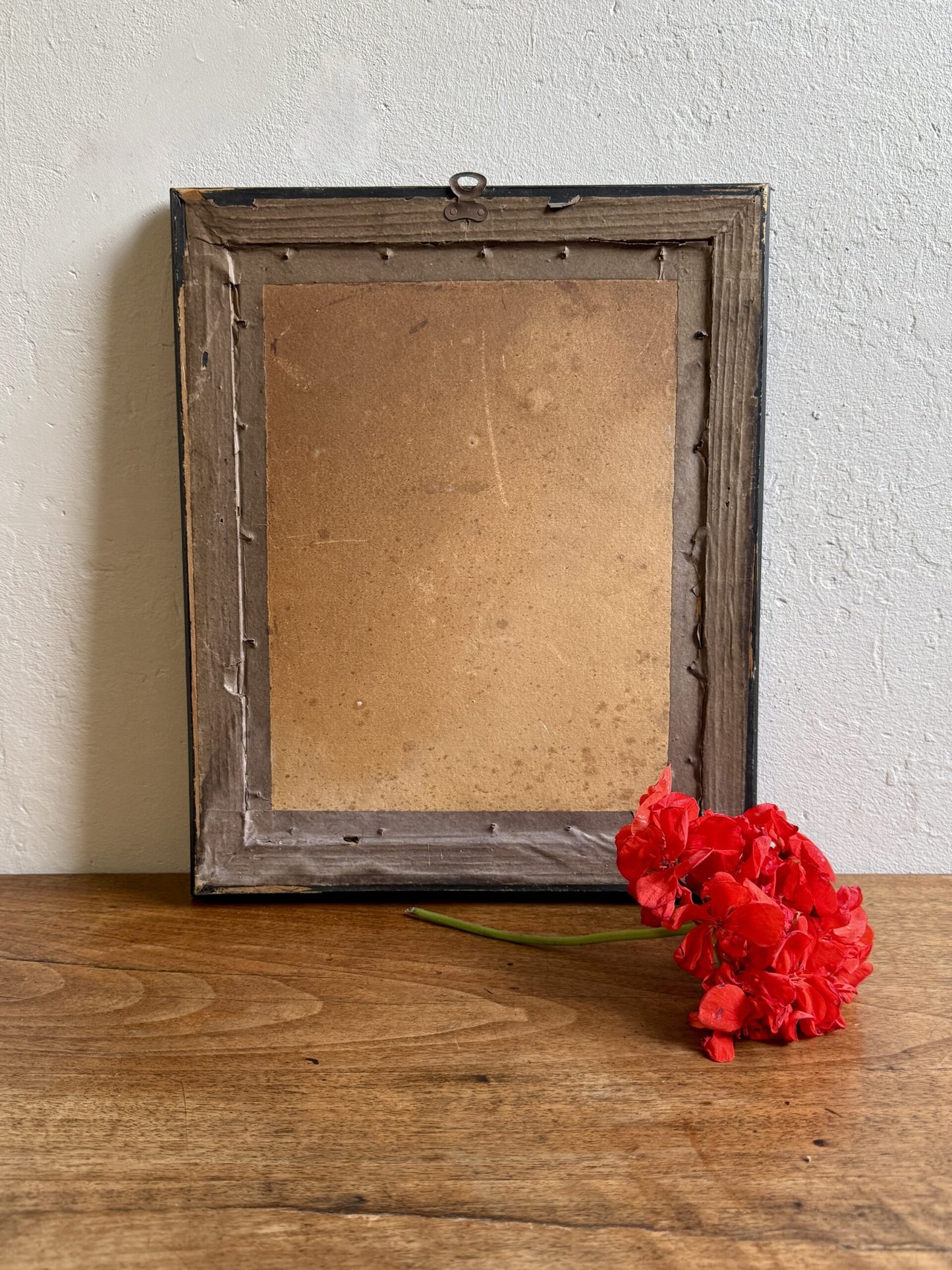 Tableau avec photo de mariage ancienne