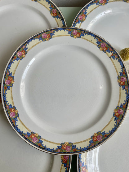 10 assiettes plates Sarreguemines et Digoin