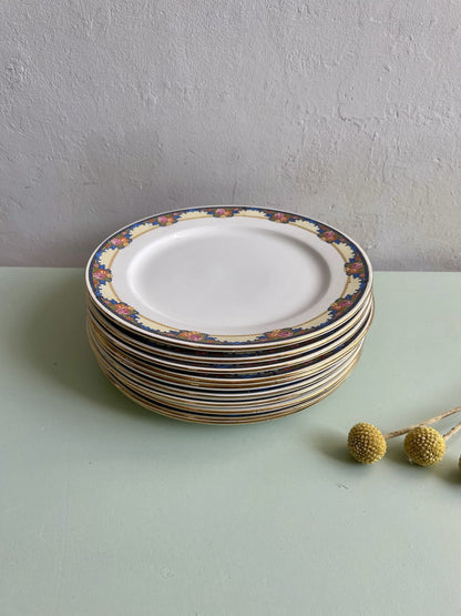 10 assiettes plates Sarreguemines et Digoin