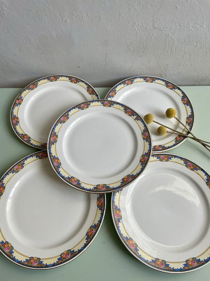 10 assiettes plates Sarreguemines et Digoin