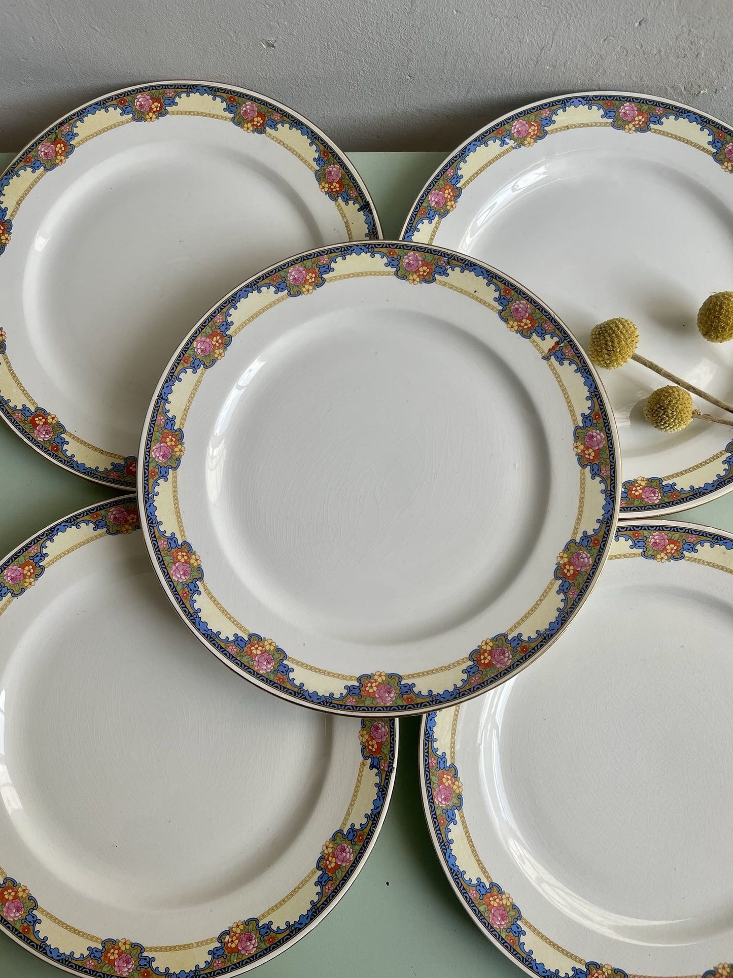 10 assiettes plates Sarreguemines et Digoin