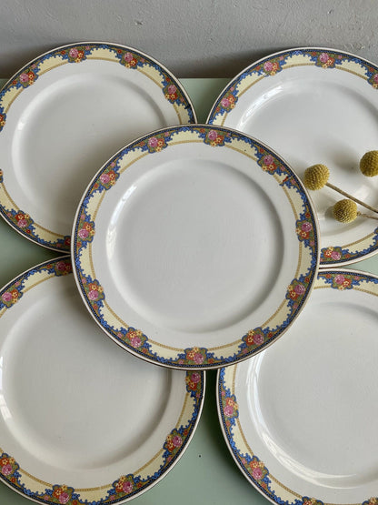 10 assiettes plates Sarreguemines et Digoin