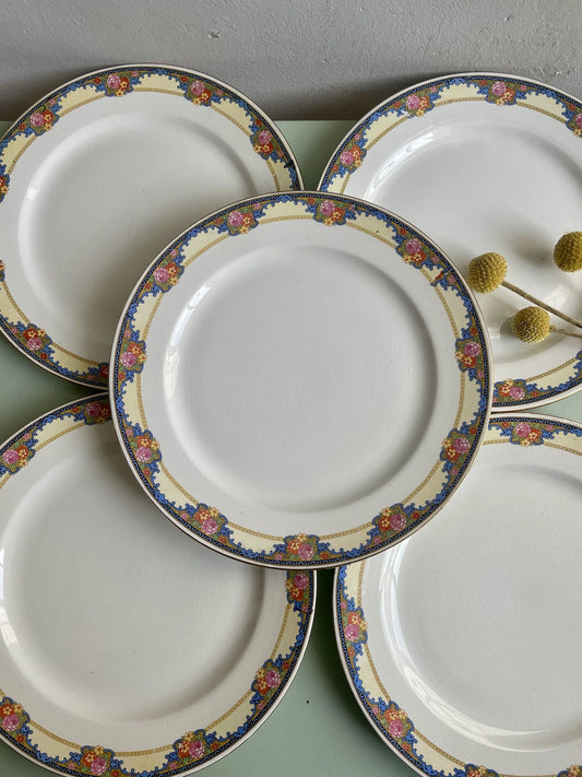 10 assiettes plates Sarreguemines et Digoin