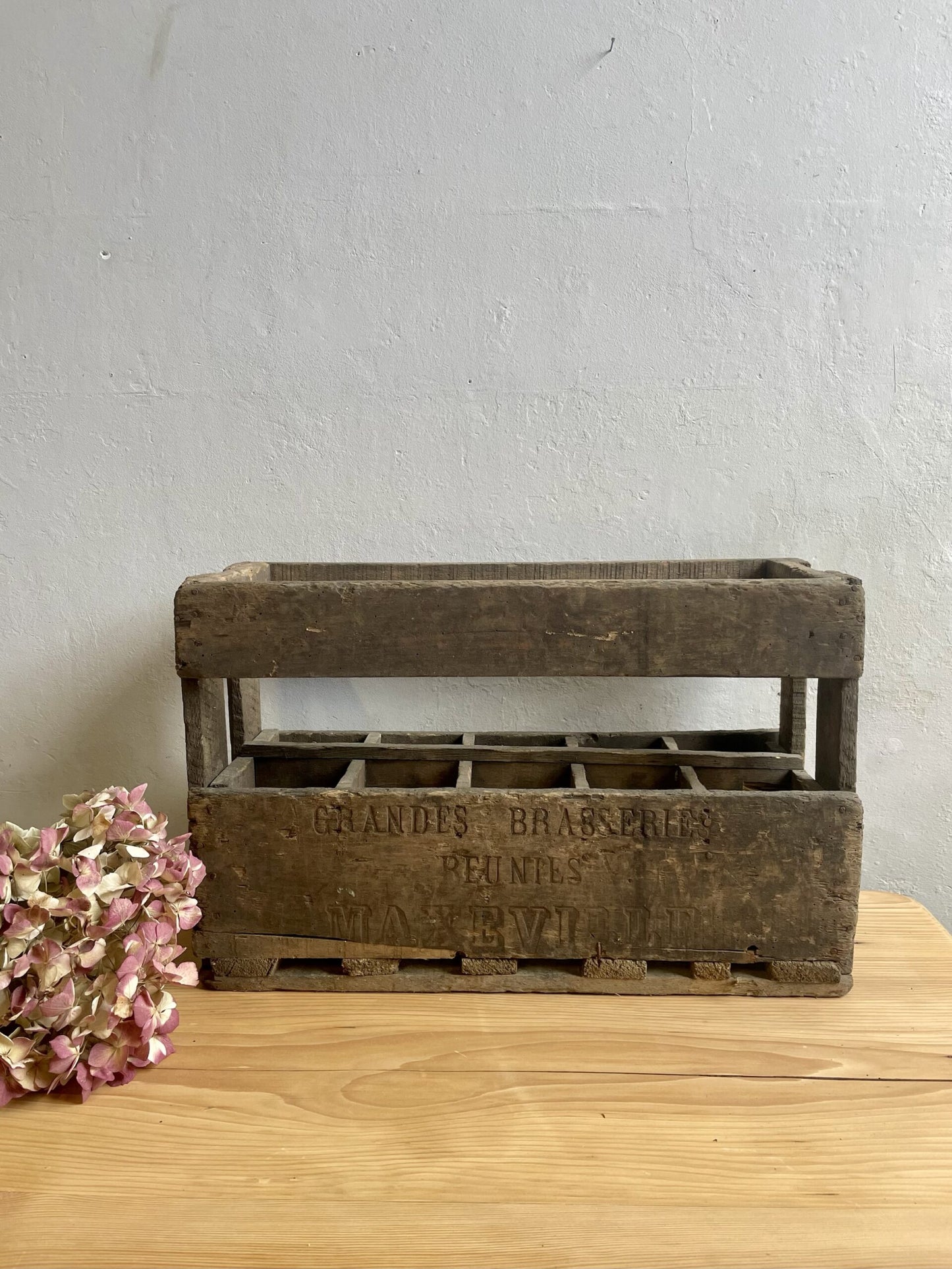 Casier à bouteilles « Grandes Brasseries Réunies Maxeville »